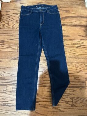 Old Navy Women's Dark Blue Straight Leg Jeans